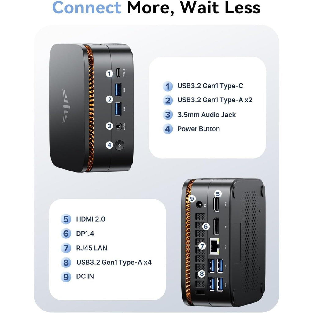 Pinoava P1 Mini PC - Compact High - Speed Desktop - FMT store