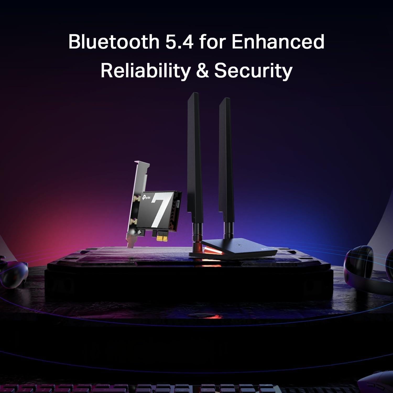 WiFi 7 PCle Adapter - Tri - Band + Bluetooth - FMT store