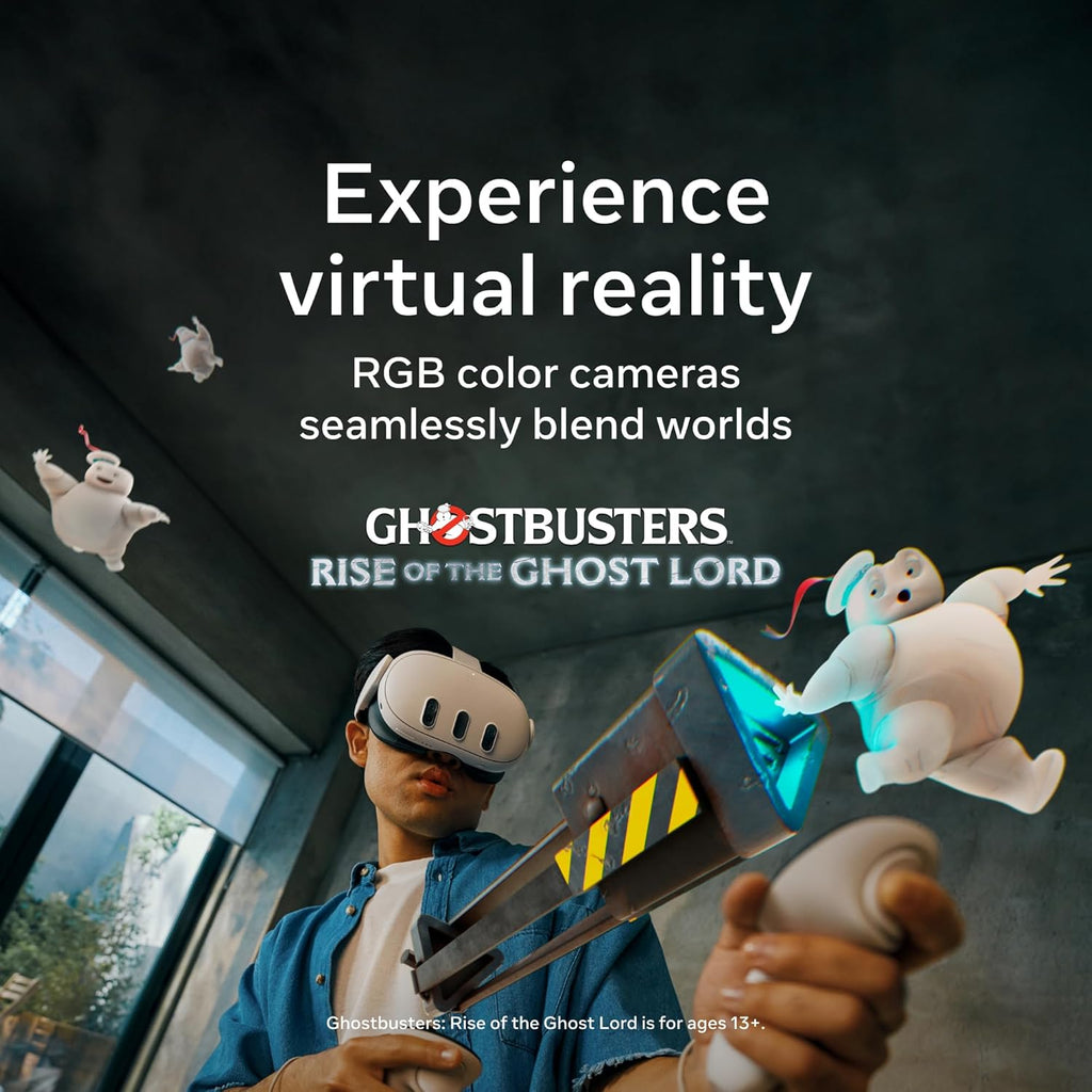 Quest 3 512GB | VR Headset — Thirty Percent Sharper Resolution — 2X Graphical Processing Power — Virtual Reality without Wires — Access to 40+ Games with a 3-Month Trial of Horizon+ Included - FMT store