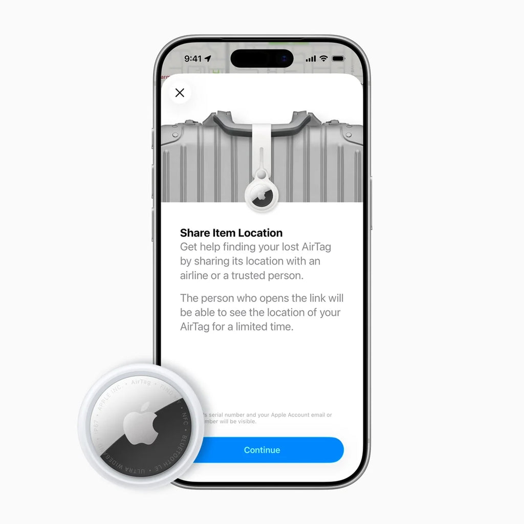 Airtag (2Nd Generation) – 1 Pack Item Tracker for Keys, Wallet & More, Precision Finding up to 1.5× Range, One-Tap Iphone/Ipad Setup - FMT store