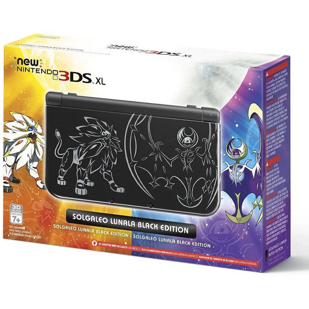 3DS XL Solgaleo Lunala Limited Edition Gaming System, Black - FMT store