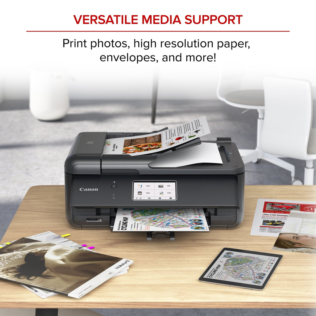 PIXMA Tr8622A Printer, Scanner, Copier All-In-One, Wireless Color Inkjet for Home Office Use - FMT store