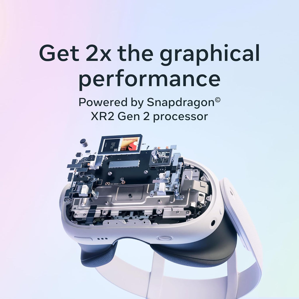 Quest 3 512GB | VR Headset — Thirty Percent Sharper Resolution — 2X Graphical Processing Power — Virtual Reality without Wires — Access to 40+ Games with a 3-Month Trial of Horizon+ Included - FMT store
