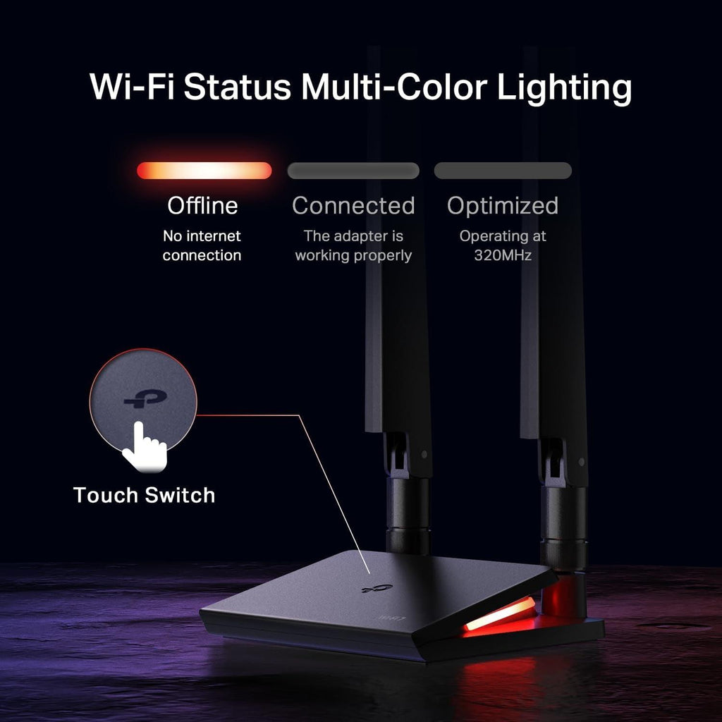 WiFi 7 PCle Adapter - Tri - Band + Bluetooth - FMT store