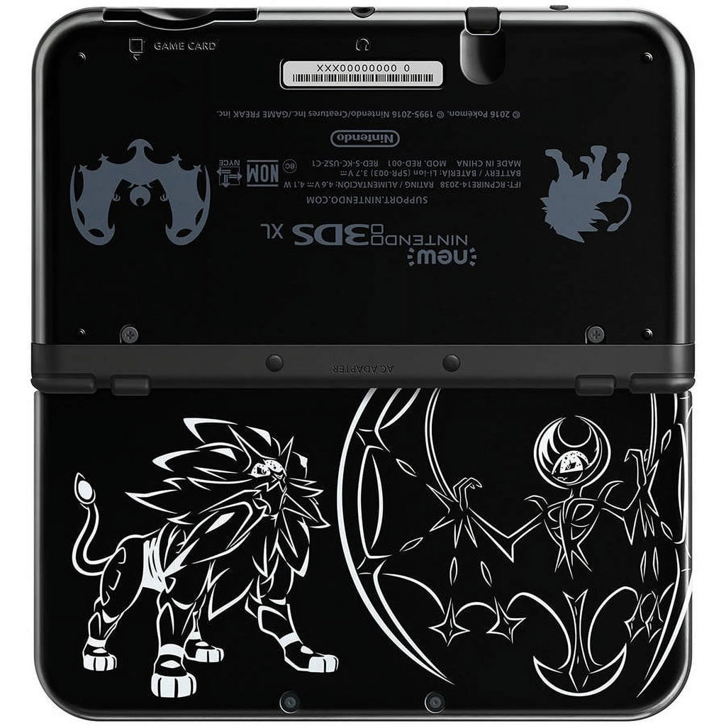 3DS XL Solgaleo Lunala Limited Edition Gaming System, Black - FMT store