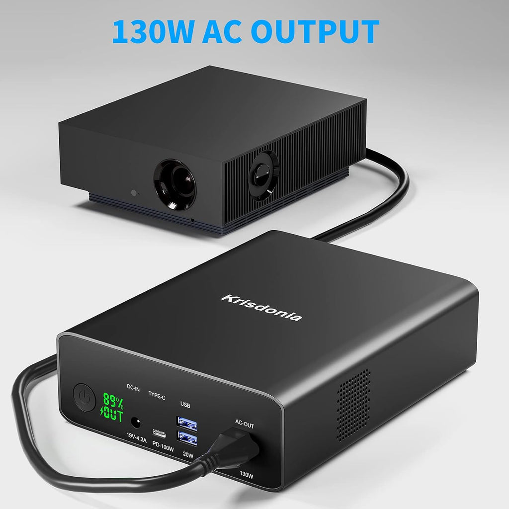 Ultimate Power Bank with 130W AC Outlet - 80000mAh Portable Laptop Charger for Fast Charging on the Go - FMT store