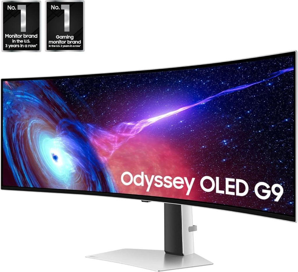 Odyssey G93SC QD-OLED 240Hz Curved Gaming Monitor, 49" DQHD, G-Sync Compatible - FMT store
