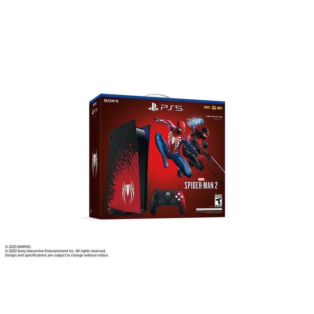 PS_5 Disc Edition – Marvel’S Spider-Man 2 Limited Edition 1TB Console | Next-Gen Gaming with Exclusive Design - FMT store