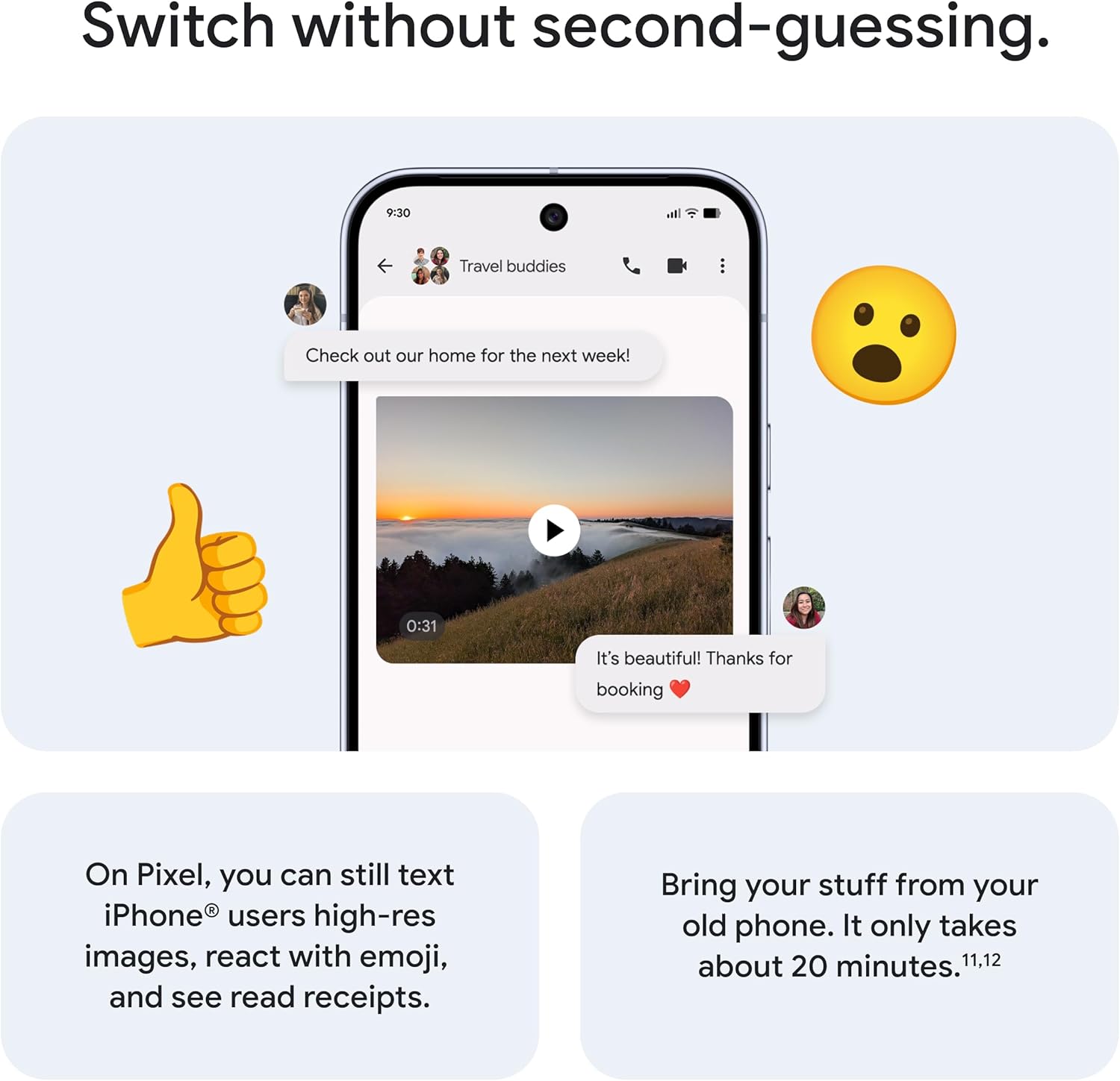 Pixel 10 Pro - Unlocked Smartphone with Gemini - Moonstone - 256 GB - FMT store
