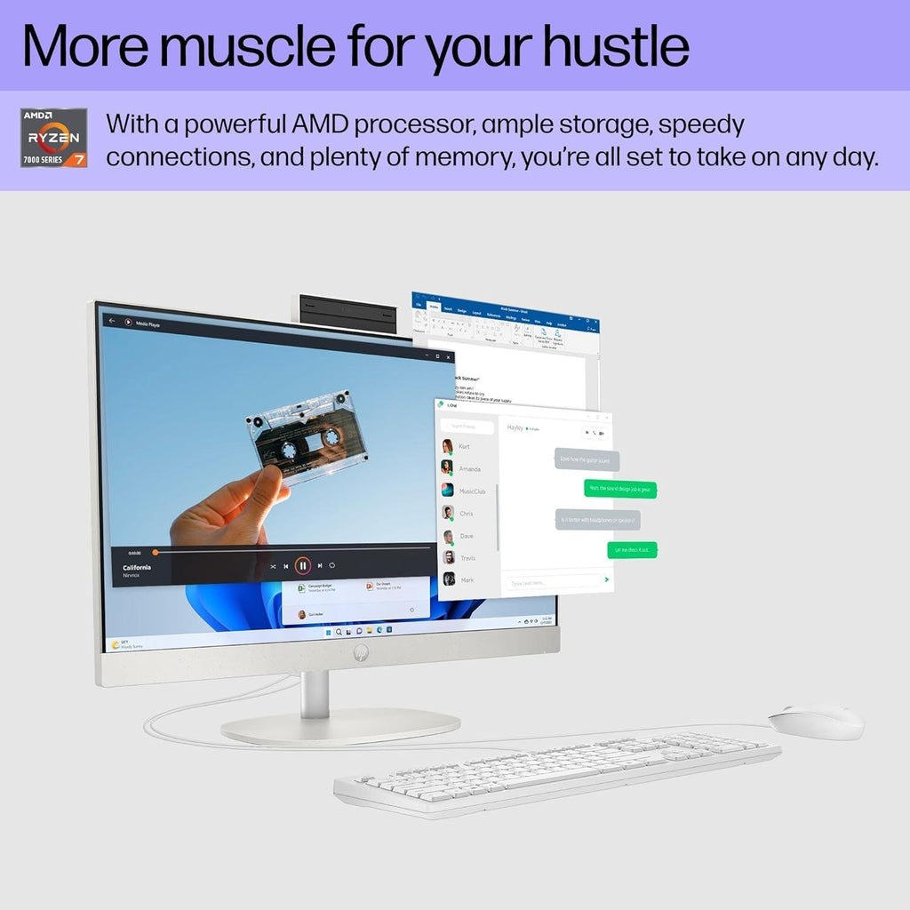 24" All - in - One Desktop PC - Ryzen 7 Performance - FMT store