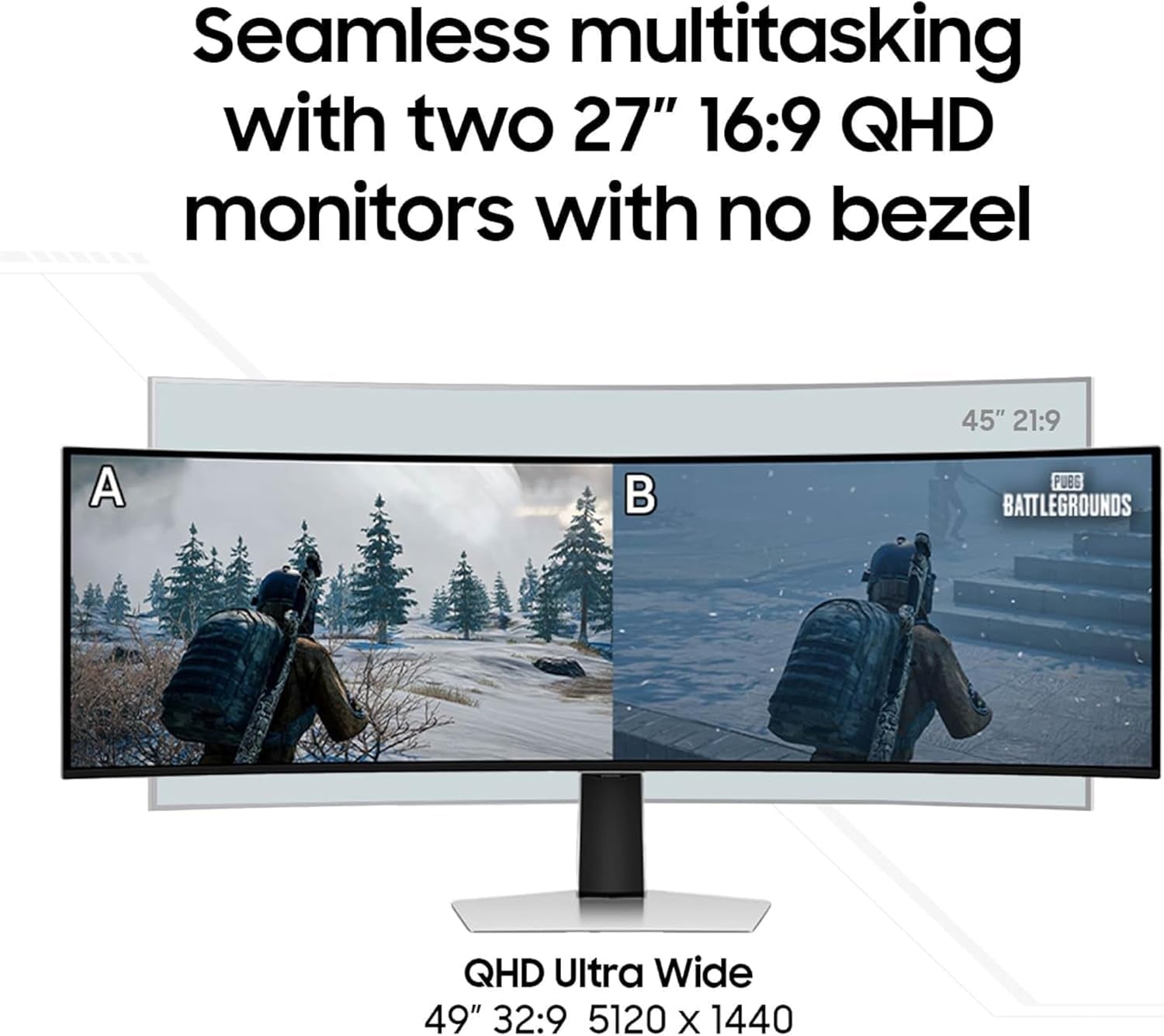 Odyssey G93SC QD-OLED 240Hz Curved Gaming Monitor, 49" DQHD, G-Sync Compatible - FMT store