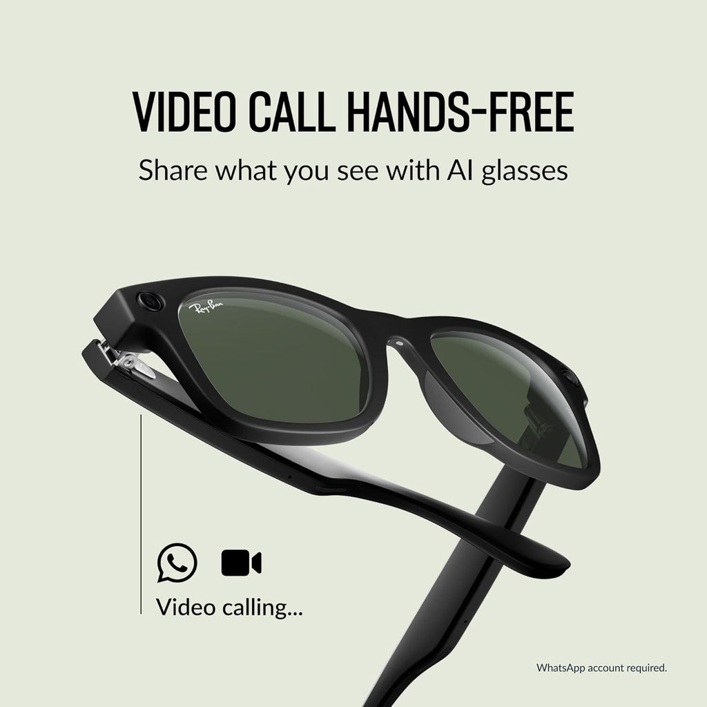 Ray - Ban Wayfarer Smart Glasses - Matte Black - FMT store