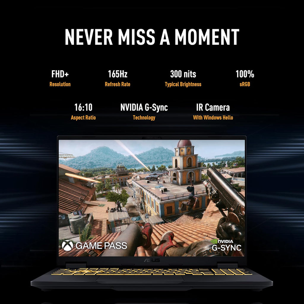 TUF Gaming F16 (2025) - 16" FHD+ 165Hz, i5, RTX 5050, 16GB DDR5, 512GB SSD, Wi-Fi 6E, Windows 11 - FMT store