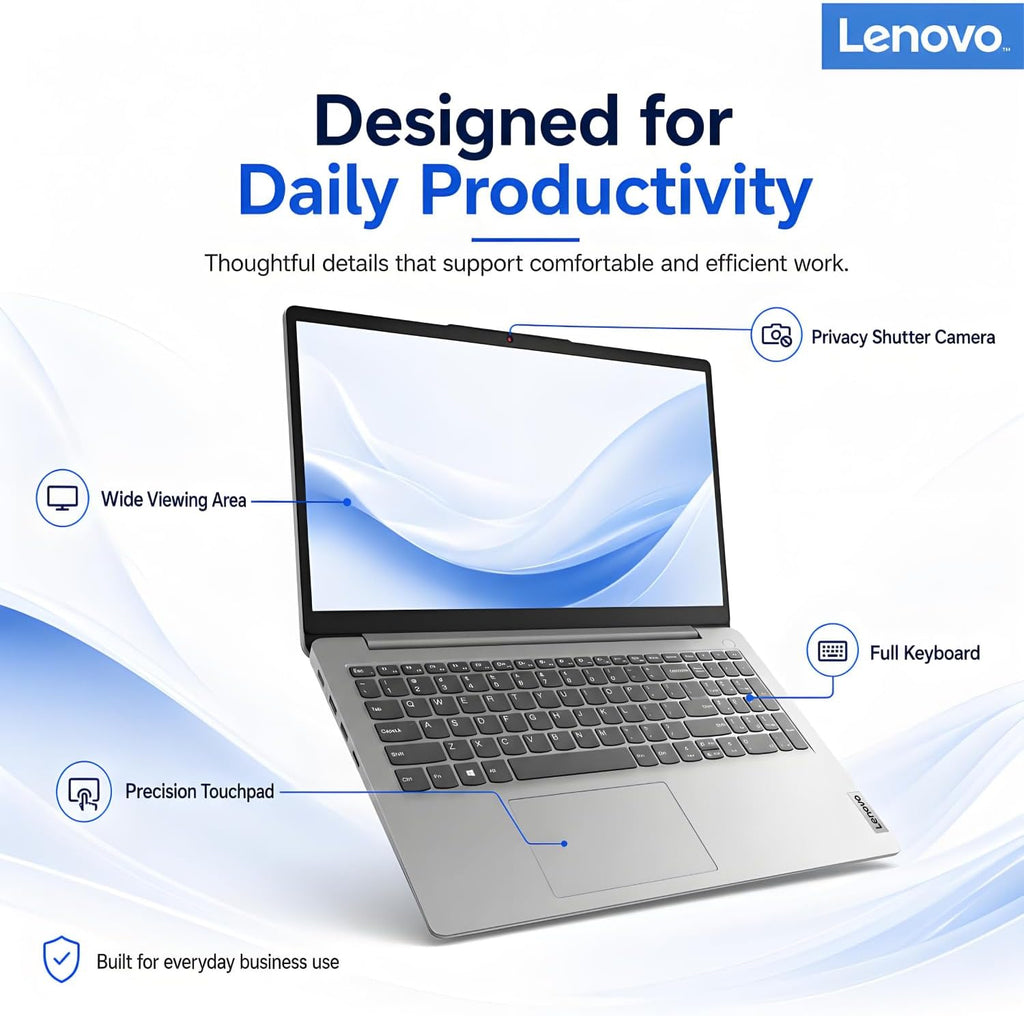 Lenovo Ideapad Laptop with Microsoft 365, 8GB RAM, 256GB SSD, Windows 11, Intel CPU - FMT store