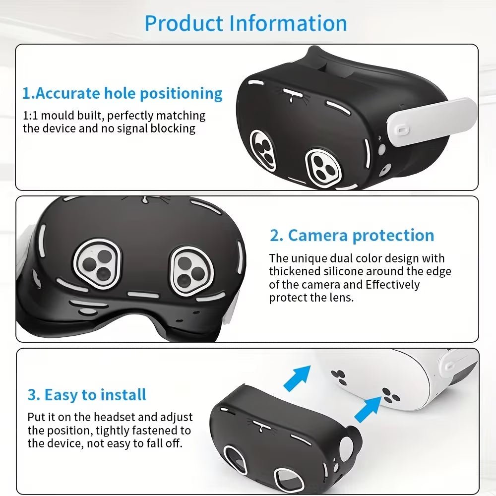 Meta Quest 3S 128GB All-In-One VR Headset for 2025-2026 Holiday Bundle, Touch Controllers, 120Hz Display, 3D Audio, Face & Lens Covers,Protective Covers, Controller Grips - FMT store