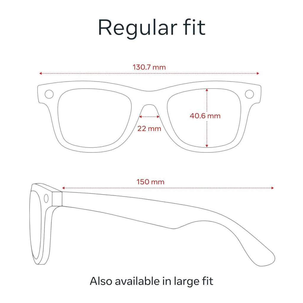 Ray - Ban Wayfarer Smart Glasses - Matte Black - FMT store