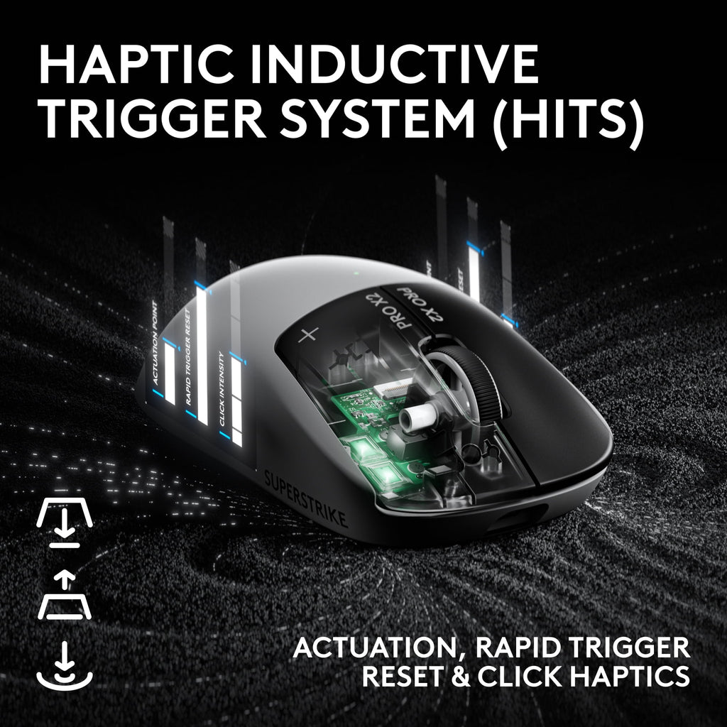 Unleash Your Gaming Potential with the Pro X2 Superstrike Lightspeed Wireless Gaming Mouse - FMT store