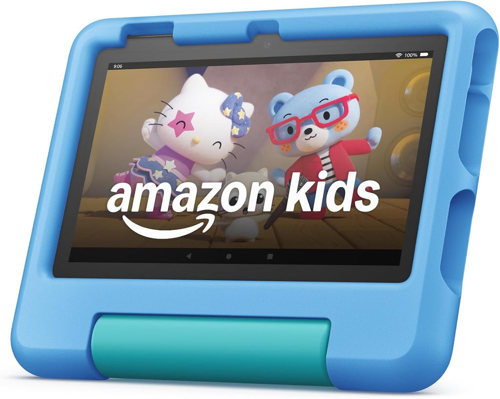 Fire 7 Kids Tablet, Ages 3-7. Top-Selling 7" Kids Tablet on . Includes Ad-Free and Exclusive Content, Easy Parental Controls, 10-Hr Battery, 16 GB, Blue - FMT store
