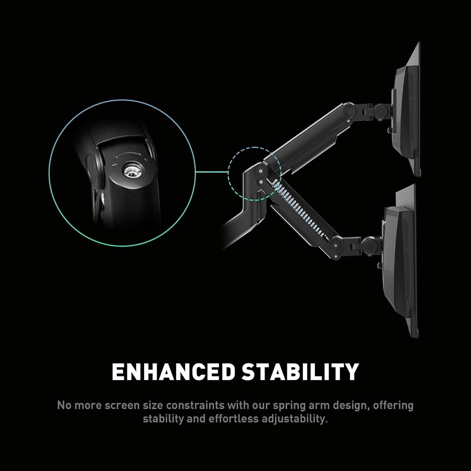 Dual Monitor Stand Arm - Heavy Duty Adjustable - FMT store