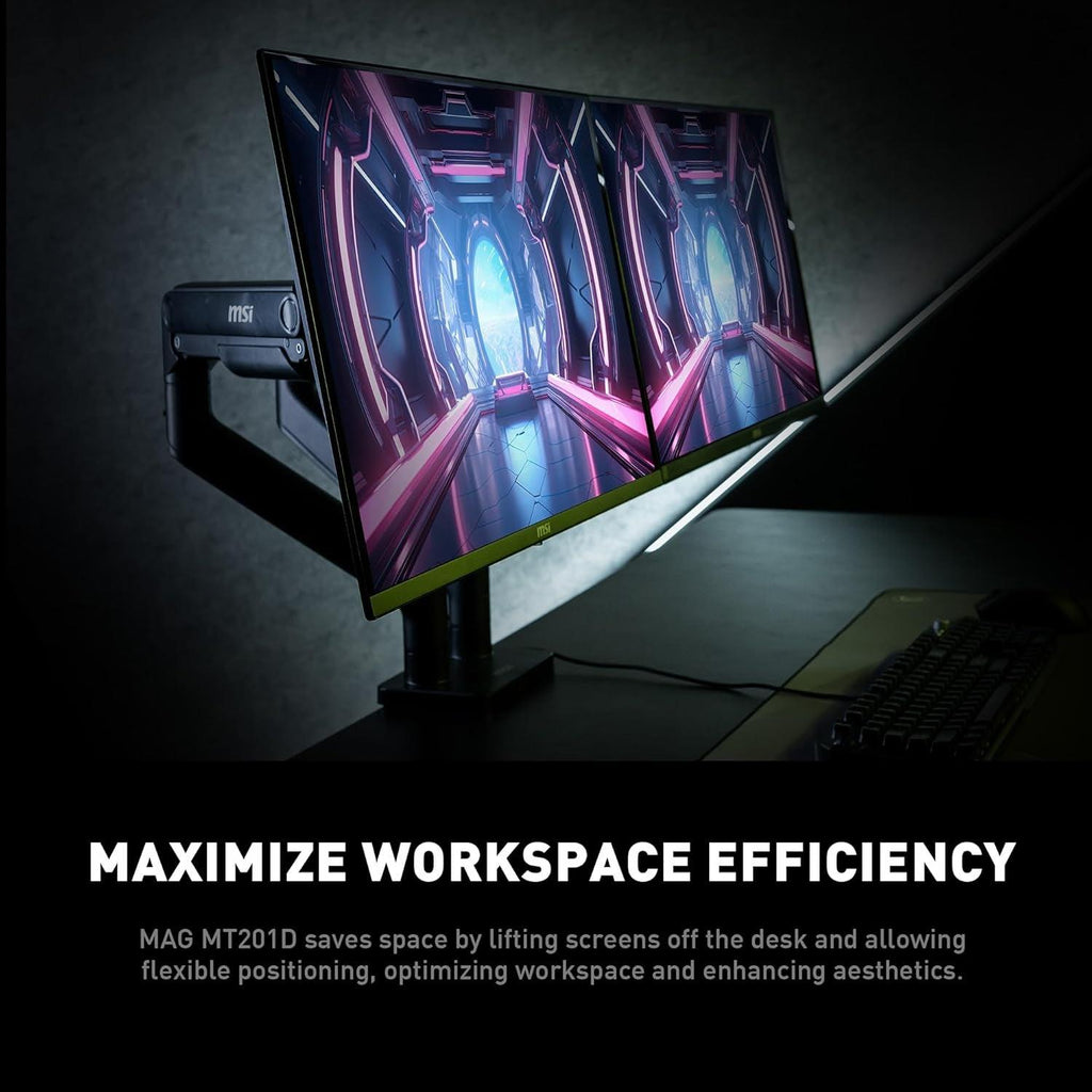 Dual Monitor Stand Arm - Heavy Duty Adjustable - FMT store