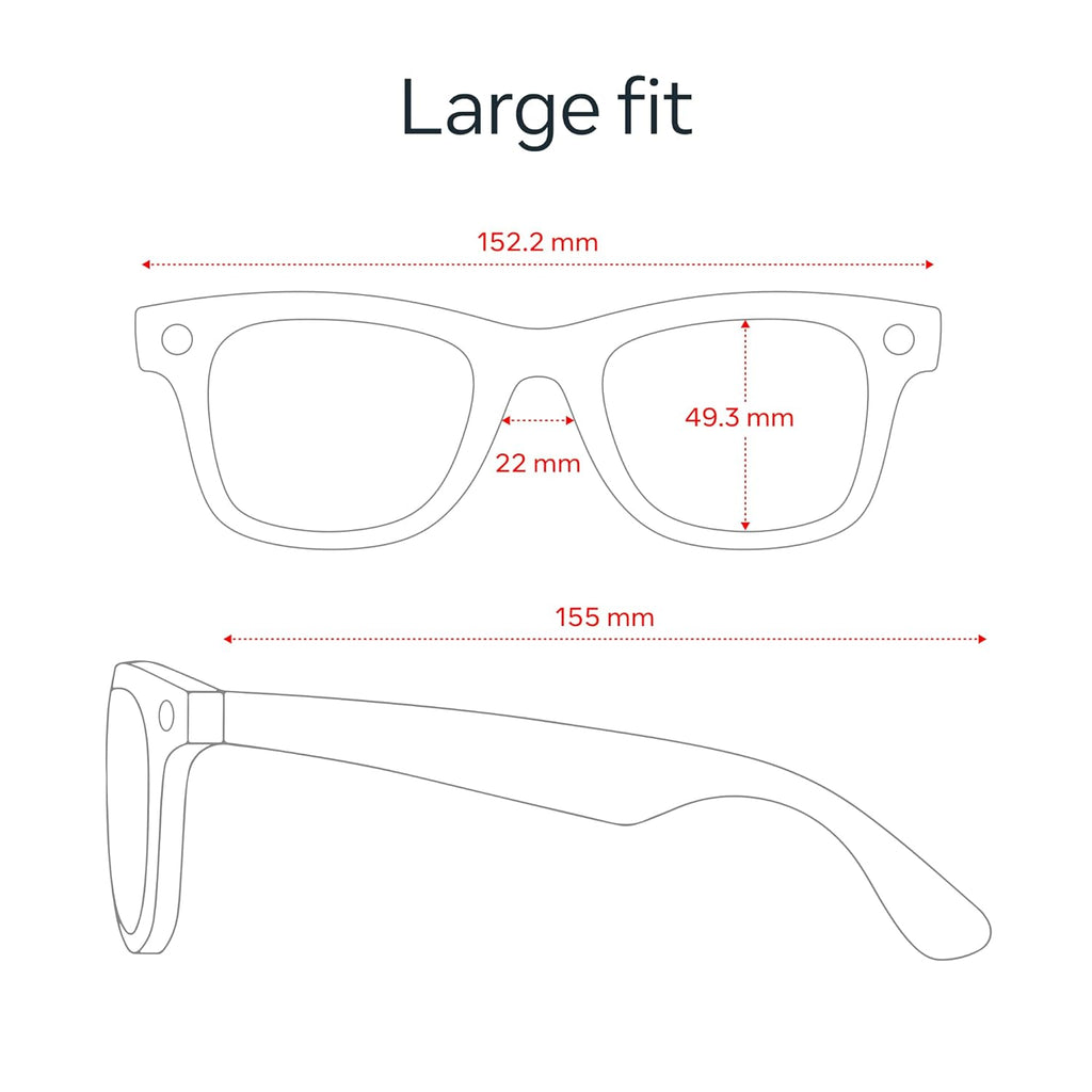 Ray-Ban Meta Wayfarer Smart AI Glasses (Gen 2) - Matte Black - FMT store