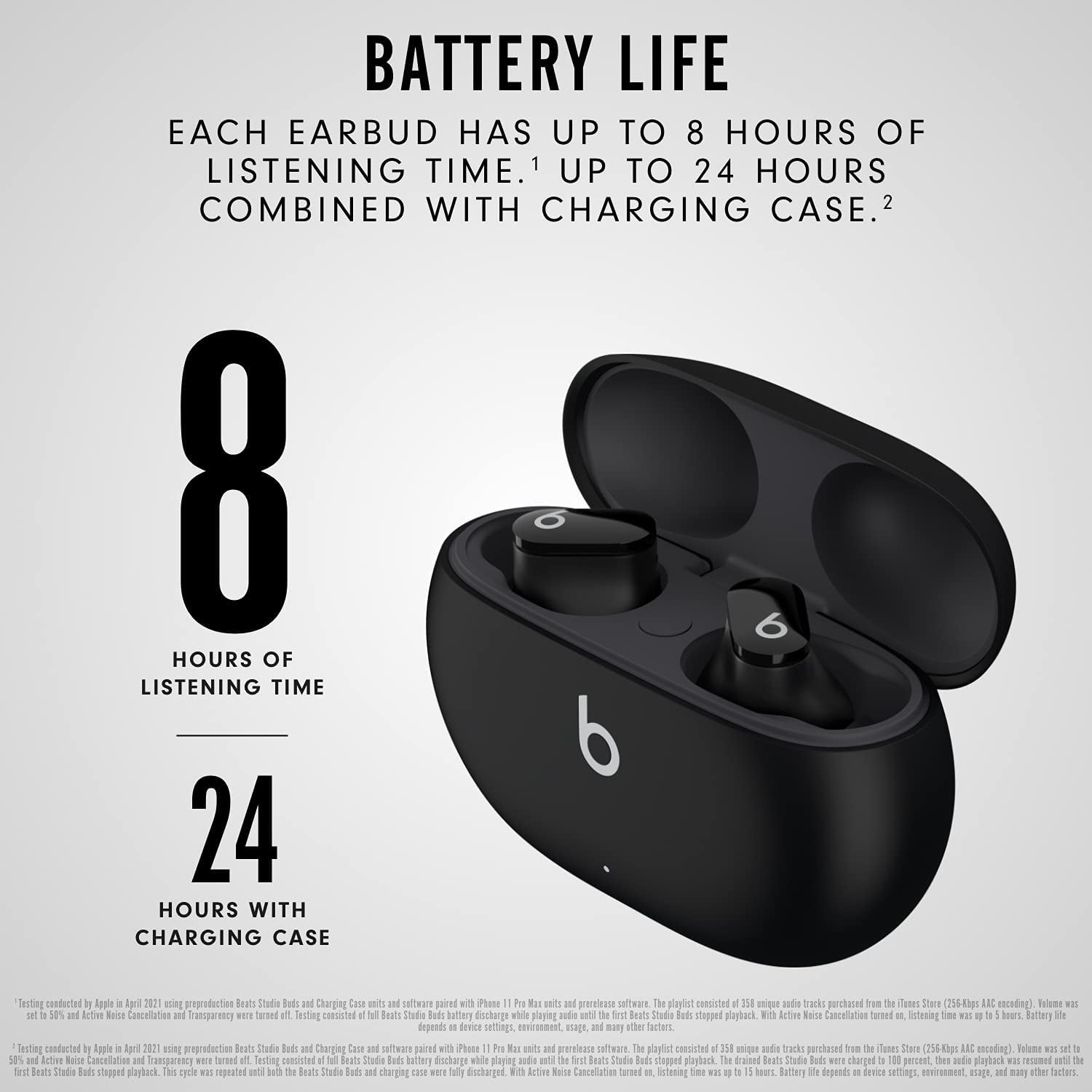 Experience Superior Sound with Beats Studio Buds - True Wireless Bluetooth Earbuds in Sleek Black - FMT store