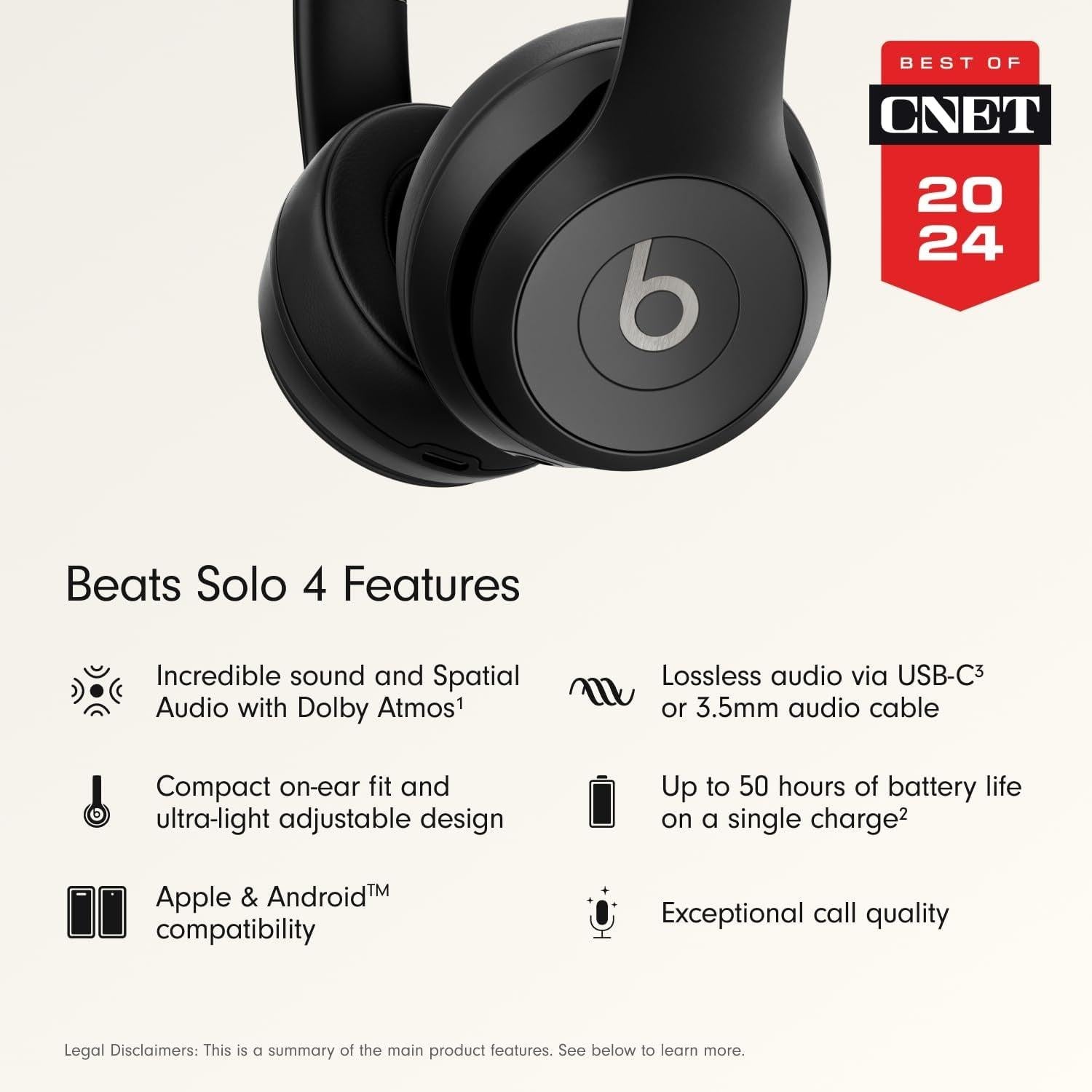 Solo 4 Wireless On - Ear Headphones – 50H Battery - FMT store