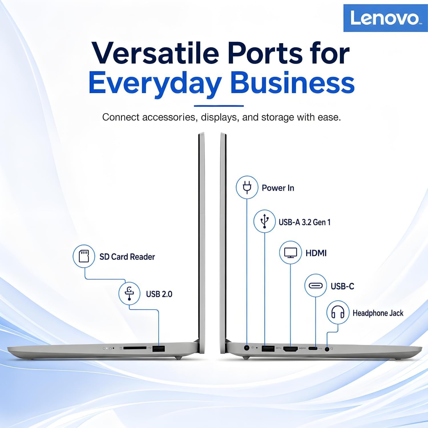 Lenovo Ideapad Laptop with Microsoft 365, 8GB RAM, 256GB SSD, Windows 11, Intel CPU - FMT store