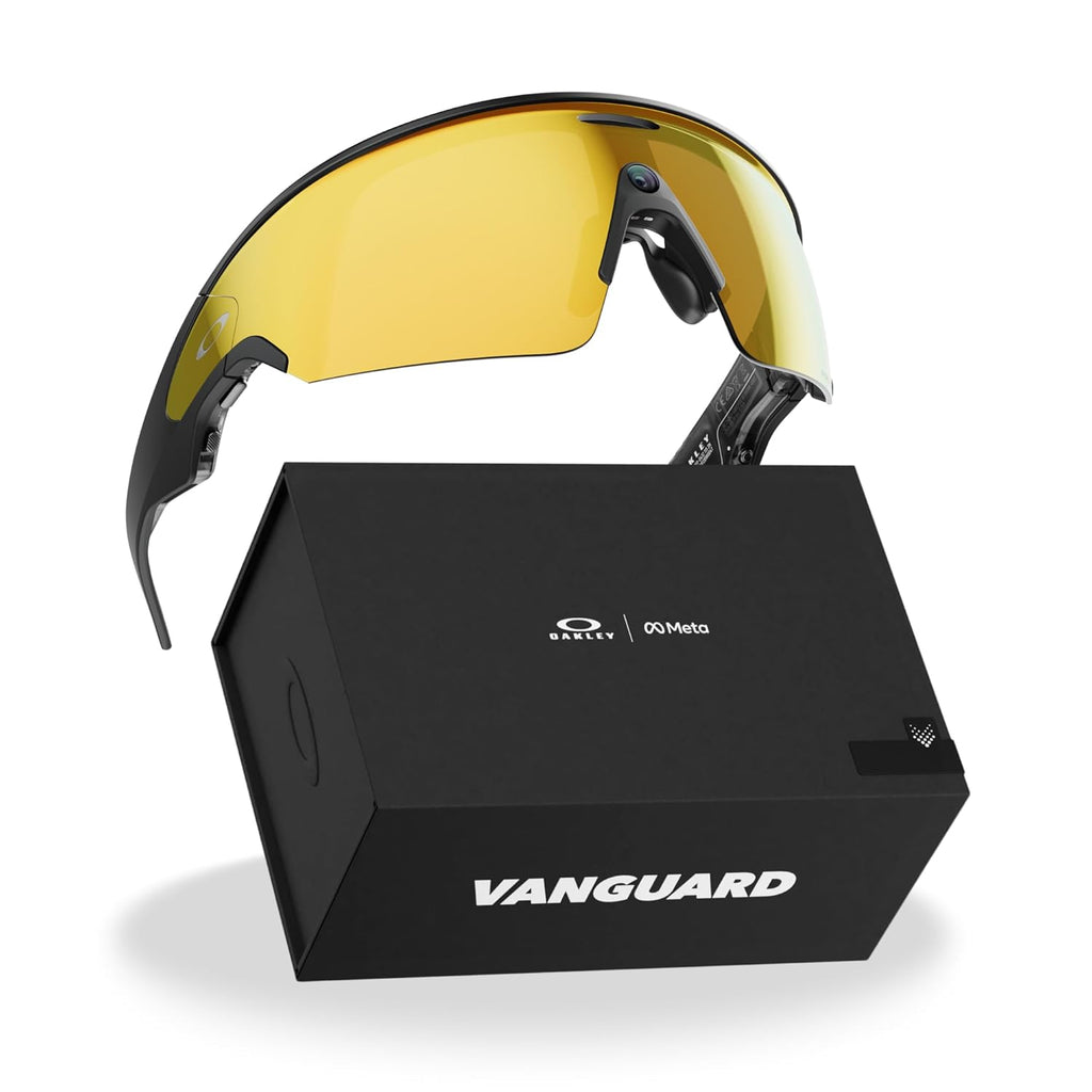 Meta Oakley Vanguard, Black | Smart AI Glasses - Camera, Audio, Video Recording - FMT store