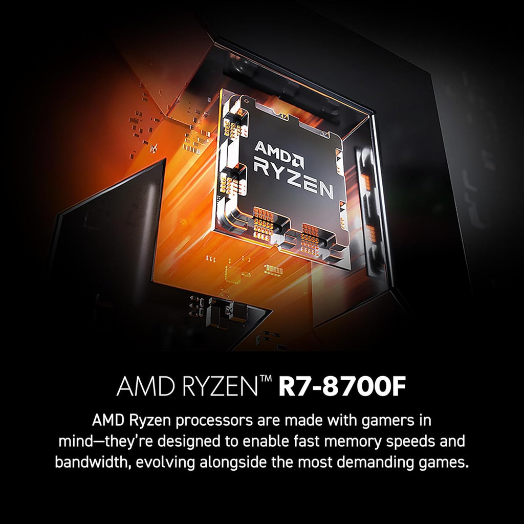 Codex Z2 Gaming Desktop: AMD R7-8700F, Geforce RTX 5070, 32GB DDR5, 2TB M.2 Nvme SSD, USB Type-C, Vr-Ready, Windows 11 Home : A8NVP-436US - FMT store